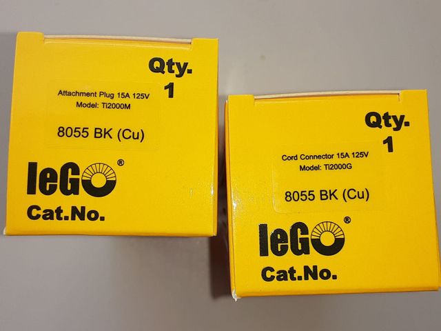 IeGO 8055‐Cu Power Plug and IEC Connector Set